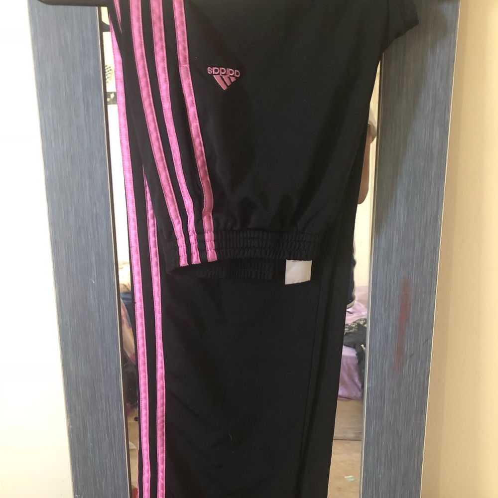 Adidas Hot pink track pants